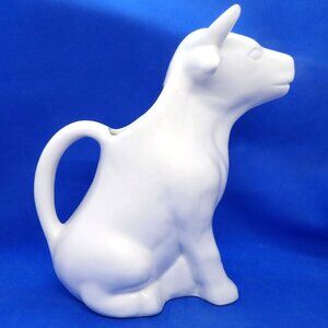 Himark Kitchen Gourmet Ceramic Cow Pitcher 10in. preowned